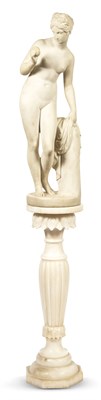 Lot 307 - White Marble Figure of Venus After a Model by...