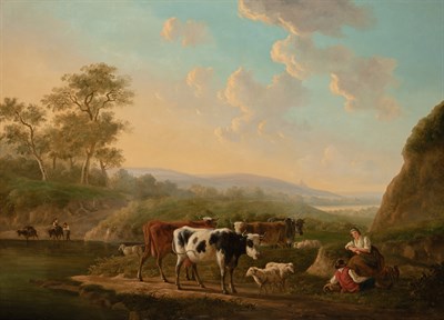 Lot 96 - Willem de Klerk Dutch, 1800-1876 A Hilly...