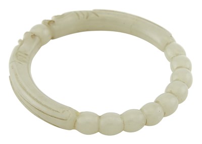 Lot 41 - A Chinese Celadon Jade Bangle Qing Dynasty...