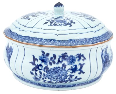 Lot 246 - A Chinese Blue and White Porcelain Bowl and...
