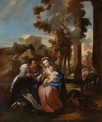 Lot 102 - Attributed to Sebastian Bourdon Madonna and...