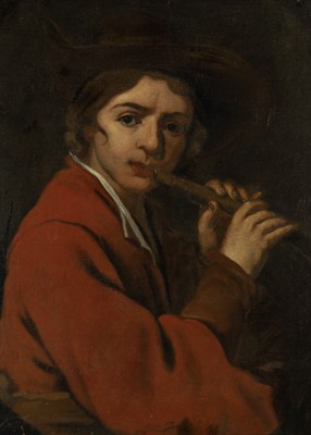 Lot 103 - Circle of Bernard Keil A Boy Playing a Flute...