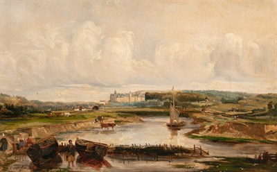 Lot 112 - English School 19th Century Landscape...