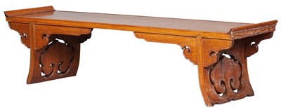 Lot 1002 - Chinese Hardwood Low Table Late Qing...