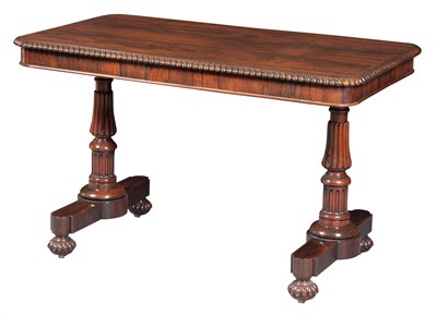 Lot 712 - William IV Rosewood Writing Table Second...