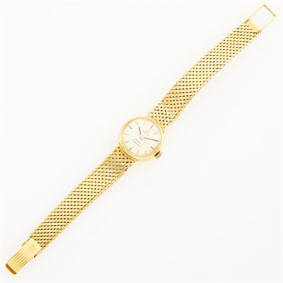 Lot 1220 - Omega Gold 'Ladymatic' Wristwatch