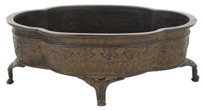 Lot 252 - Japanese Bronze Ikebana Planter Late Edo...