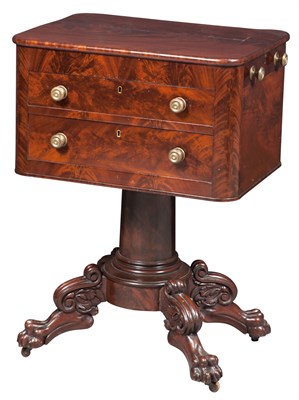 Lot 264 - Classical Mahogany Work Table Boston,...