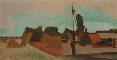 Lot 21 - Lee Gatch Jr. American, 1902-1968 Army Camp...
