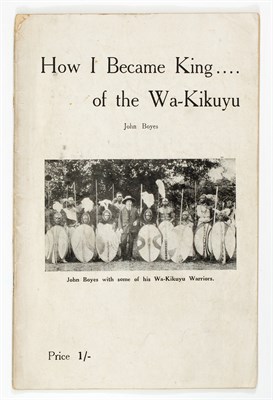 Lot 17 - [AFRICA-HUNTING] BOYES, JOHN. How I Became...