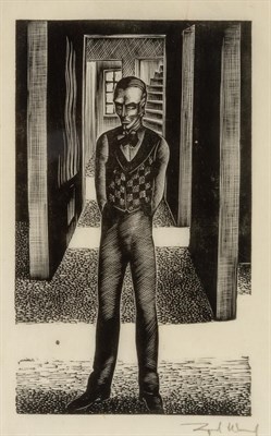 Lot 224 - WARD, LYND Woodcut signed from Madman's Drum....