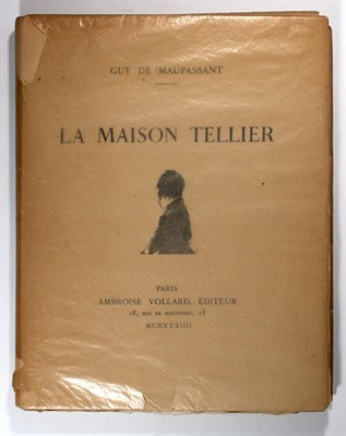 Lot 97 - [DEGAS] MAUPASSANT, GUY DE. La Maison Tellier....