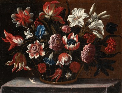 Lot 119 - Follower of Giuseppe Recco Still Life of...