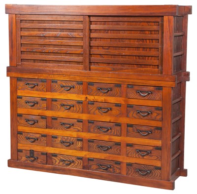 Lot 251 - Japanese Softwood Tansu Height 67 inches,...