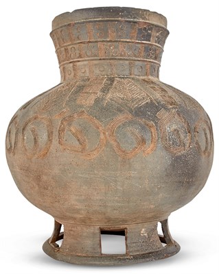 Lot 1250 - A Korean Silla Blackware Jar 5th-6th Century...