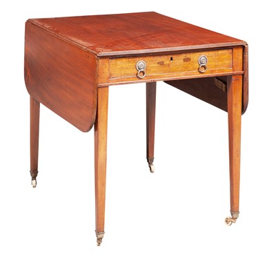 Lot 382 - George III Mahogany Pembroke Table Height 28...