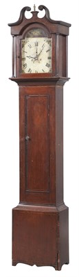 Lot 2211 - Federal Inlaid Mahogany Tall Case Clock Case...