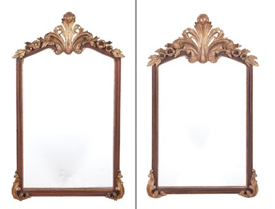 Lot 373 - Associated Pair of Mahogany-Stained and Parcel-...