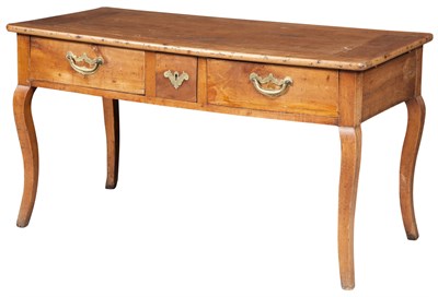 Lot 94 - French Provincial Fruitwood Writing Table...