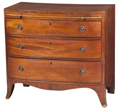 Lot 109 - George III Inlaid Mahogany Chest of Drawers...