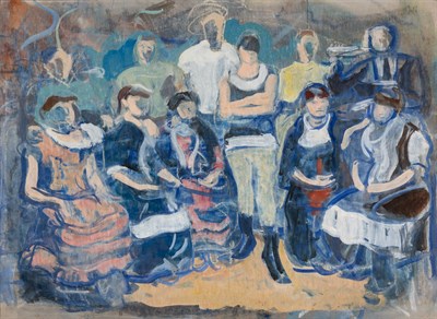 Lot 3 - Leland Bell American, 1922-1991 Maison Tellier,...