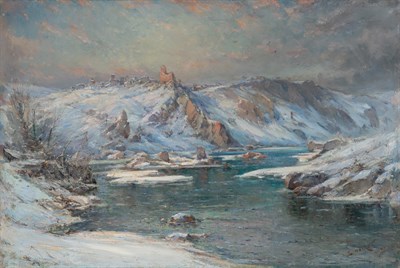 Lot 1005 - Emile Noirot French, 1853-1924 Les Bords de la...