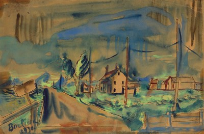 Lot 6 - David Burliuk Russian/American, 1882-1967...