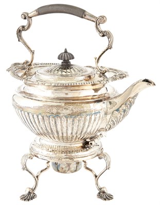 Lot 231 - English Regency Style Sterling Silver Kettle...