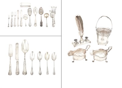 Lot 104 - Group of English & American Sterling Silver...
