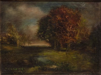 Lot 16 - Continental School 19th Century Landscape at...