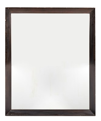 Lot 2215 - Stained Wood Rectangular Mirror Height 58...