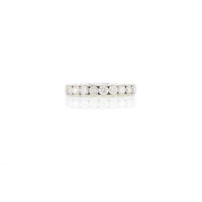 Lot 1075 - White Gold and Diamond Ring