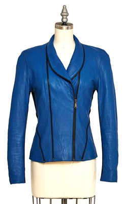 Lot 129 - ARCHIE PANJABI Two leather jackets worn on The...