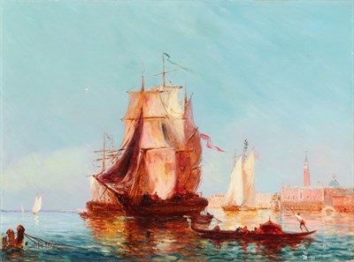 Lot 7 - Manner of Felix Ziem The Bacino San Marco,...
