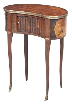 Lot 293 - Louis XV/XVI Style Tulipwood and Kingwood...
