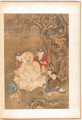 Lot 1200 - A Chinese School Painting Album Qing Dynasty...