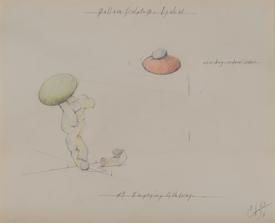 Lot 1032 - Claes Oldenburg American, b. 1929 Proposal for...