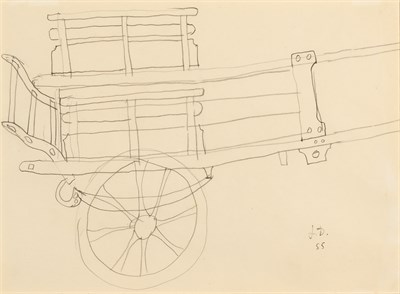 Lot 1031 - Jean Dubuffet French, 1901-1985 Charrette,...