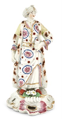 Lot 131 - Worcester Porcelain Figure of the Turk's...