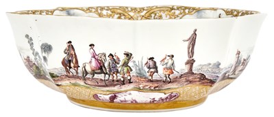 Lot 15 - Meissen Porcelain Ogival Quatrefoil Bowl from...