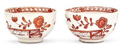Lot 31 - Two Zurich Porcelain Teabowls Circa 1765-70,...