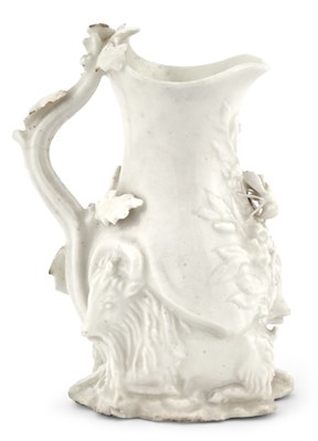 Lot 52 - Chelsea White Porcelain Goat and Bee Milk Jug...