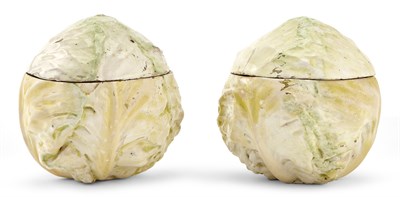 Lot 259 - Pair of French Faience Trompe l'Oeil...