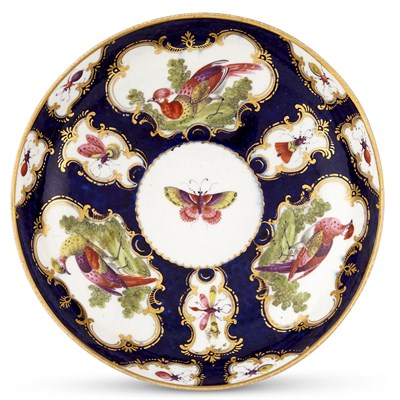 Lot 261A - Worcester (Dr. Wall) Porcelain Cobalt-Blue...