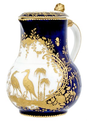 Lot 33 - Gold-Mounted Vincennes Porcelain Bleu Lapis...
