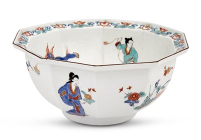 Lot 12 - Meissen Porcelain Kakiemon Decagonal Bowl...
