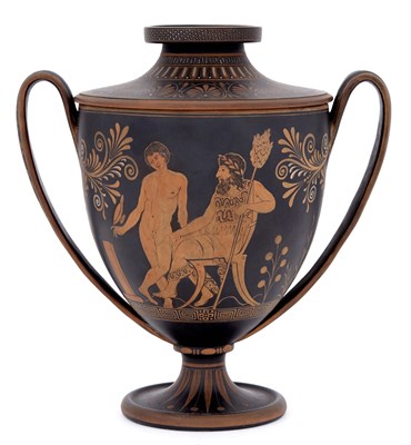 Lot 140 - Wedgwood Encaustic Black Basaltes...