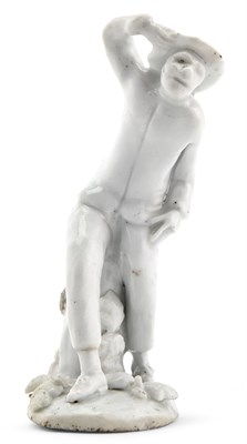 Lot 68 - Longton Hall Porcelain Commedia dell'Arte...