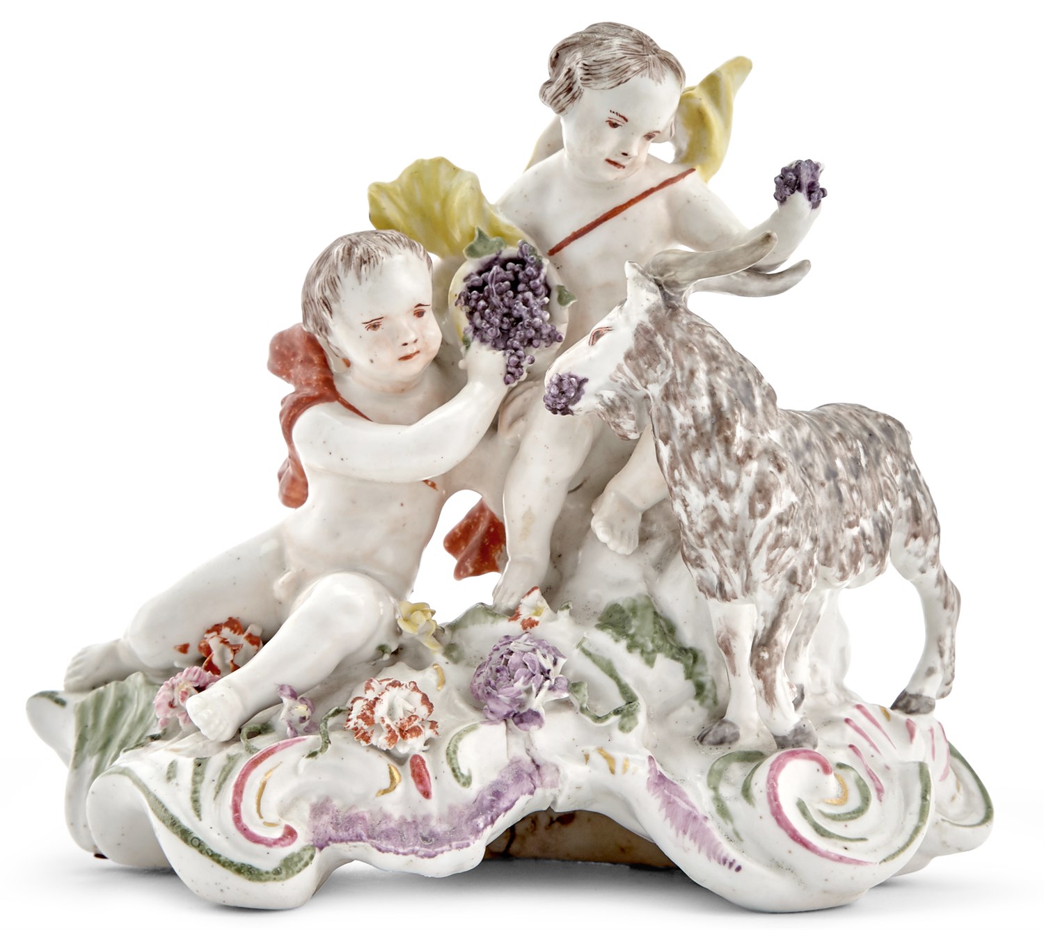 Lot 98 - Longton Hall or Vauxhall Porcelain Figure...