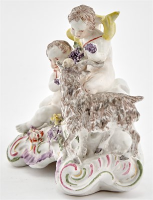 Lot 98 - Longton Hall or Vauxhall Porcelain Figure...